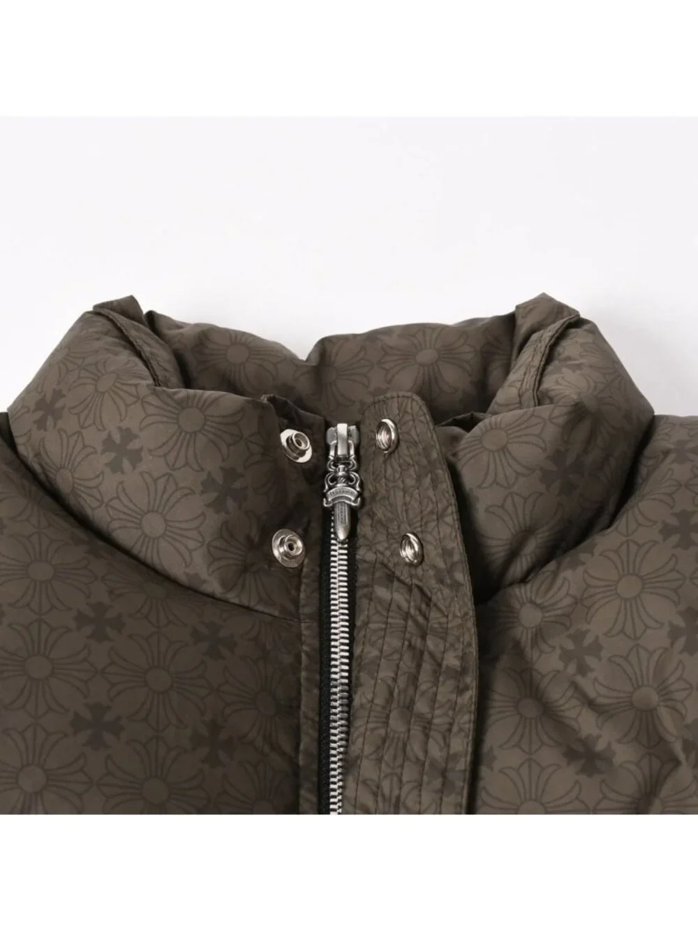 Chrome Hearts CH Plus Stiff Down Vest CH Khaki All Over Print M